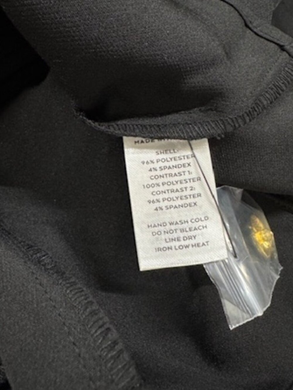 NWT Lulus Upscale Design Black Organza Button-Up Top (size XS) - Picture 7 of 8